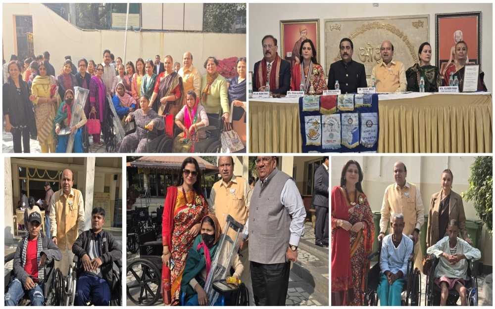 Rotary Club Distributes 100 Wheelchairs on International Day of Persons with Disabilities