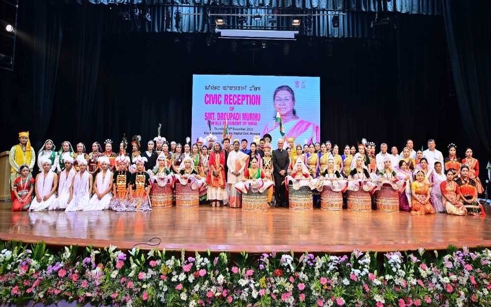 President Murmu Calls for Unity and Inclusive Growth in Manipur