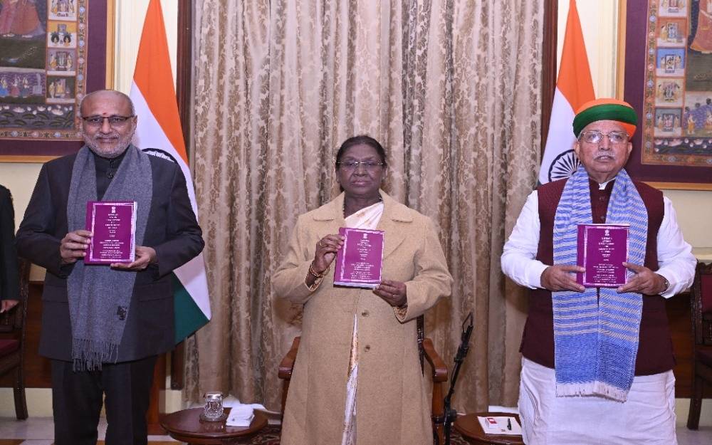 President Murmu Releases Constitution in Santhali