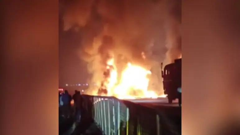 9 Burnt Alive in Chitradurga Bus Inferno