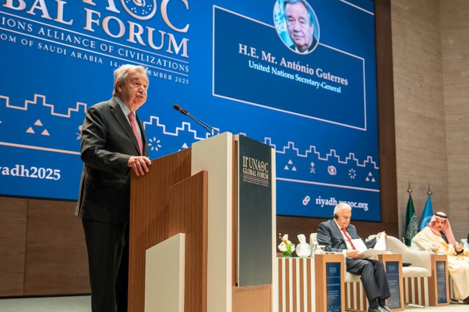 UN chief says dialogue is vital amid growing global divisions