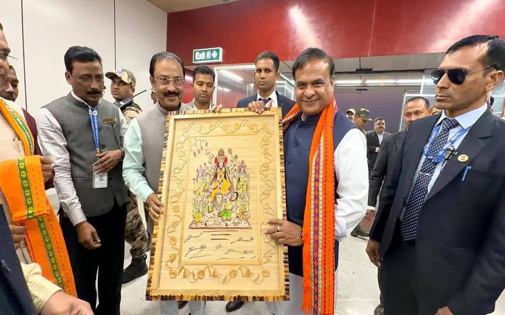 Assam CM Himanta Biswa Sarma Visits Tripura Amid Crucial Pre-ADC Poll Talks