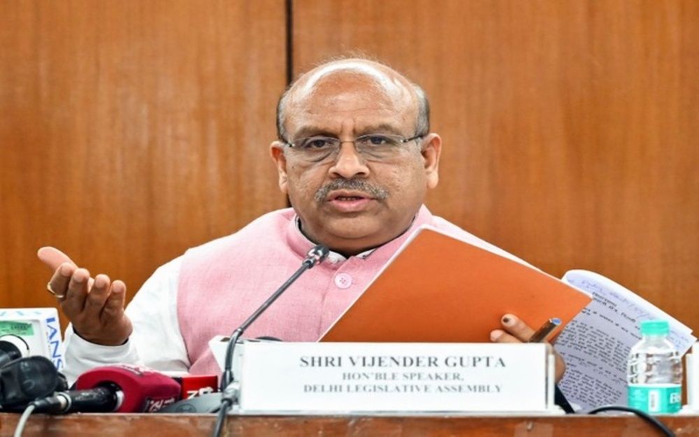 FIR on Assembly Video Direct Breach of Privilege: Speaker Vijender Gupta