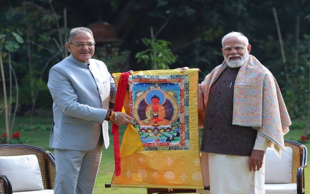 Ladakh LG Kavinder Gupta Calls on PM Modi in Delhi