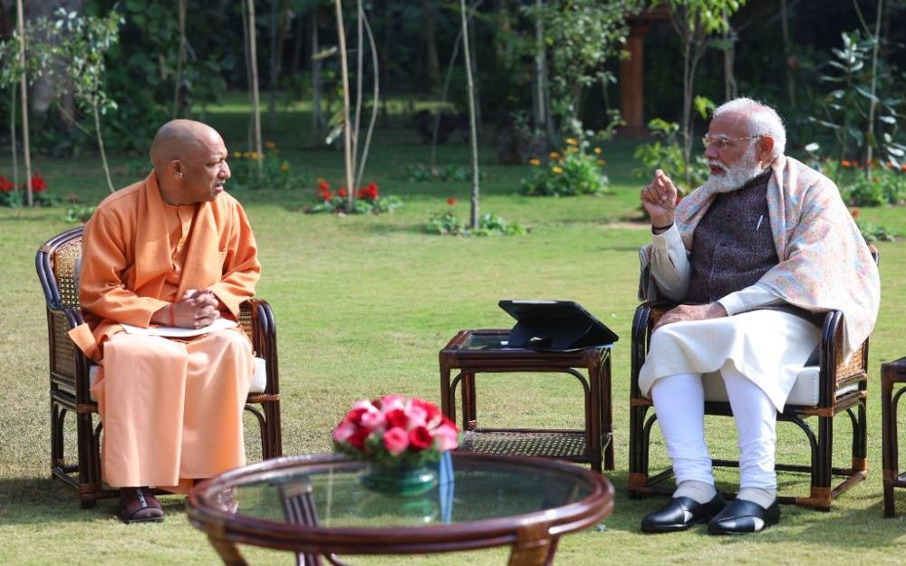 High-Level Meet: CM Yogi Adityanath Calls on PM Modi