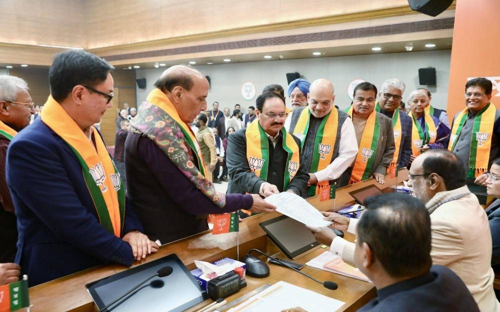 BJP Presidency: 37 Nominations Back Nitin Nabin