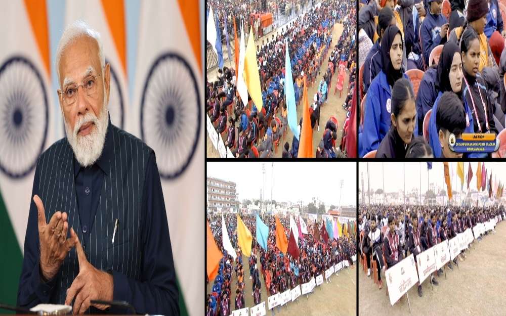 PM Modi Inaugurates National Volleyball Meet in Varanasi