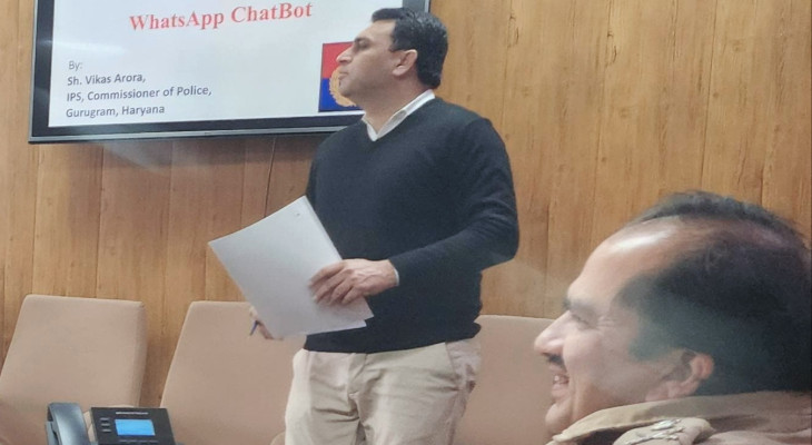 Gurugram Police Launch WhatsApp Chatbot