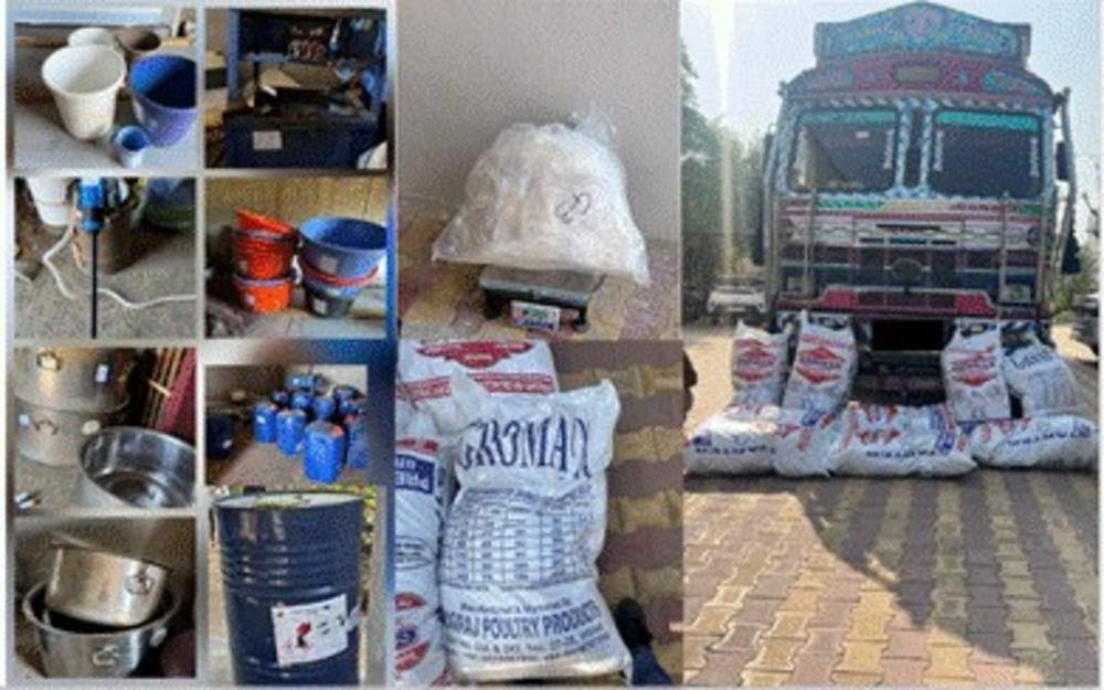 ₹81 Cr Meow-Meow Seized in Chicken Feed Cover