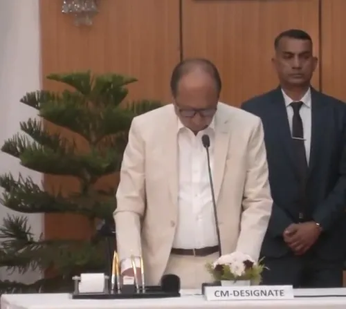 Khemchand Singh Takes Oath as Manipur CM