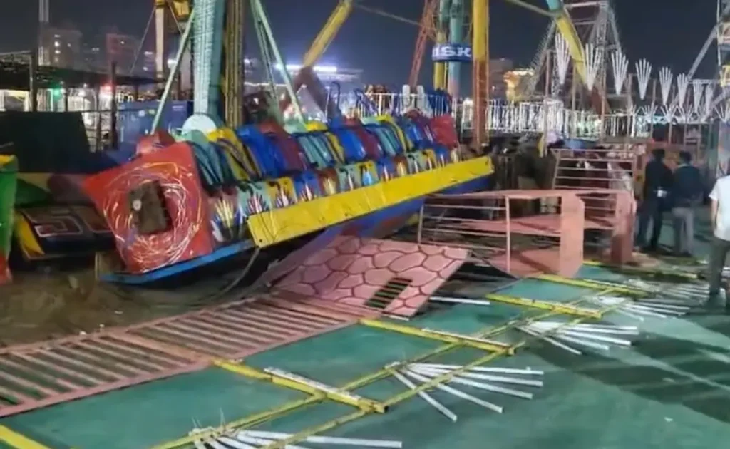 Tsunami Ride Collapse at Surajkund Mela Kills Inspector
