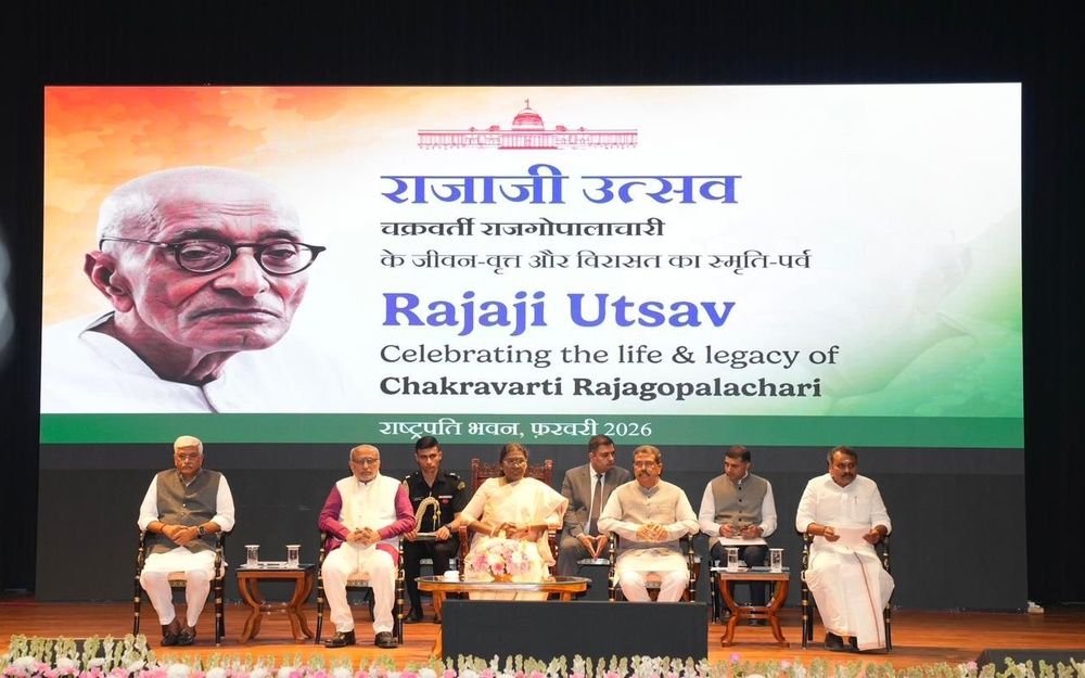 Rajaji Bust Unveiling Key Step in Shedding Colonial Remnants: VP Radhakrishnan