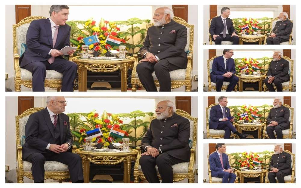 AI Summit: PM Modi Holds Back-to-Back Global Talks