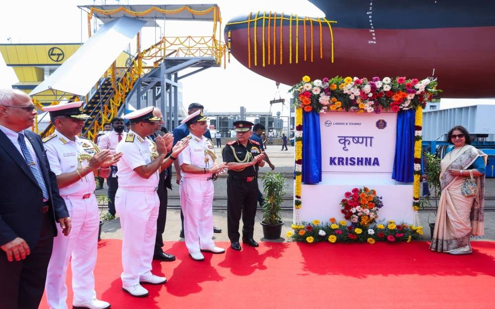 First Cadet Training Ship ‘Krishna’ Launched