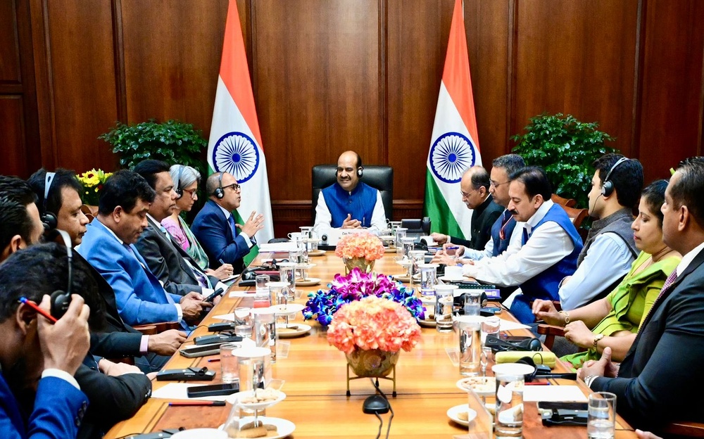 Sri Lankan Delegation Meets Lok Sabha Speaker