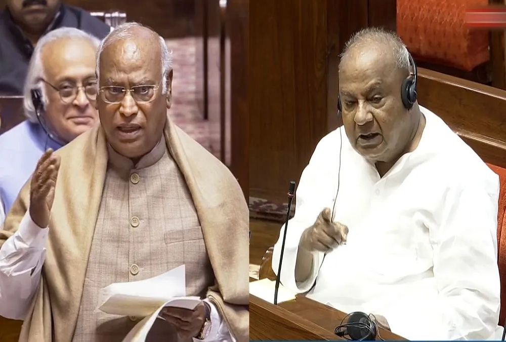 ‘Abusive Alliance’: Deve Gowda Hits Back at Kharge
