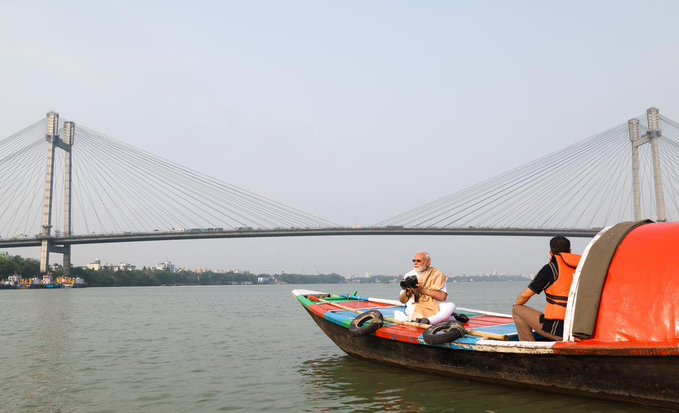 PM Modi Visits Hooghly Banks Amid Bengal Polls