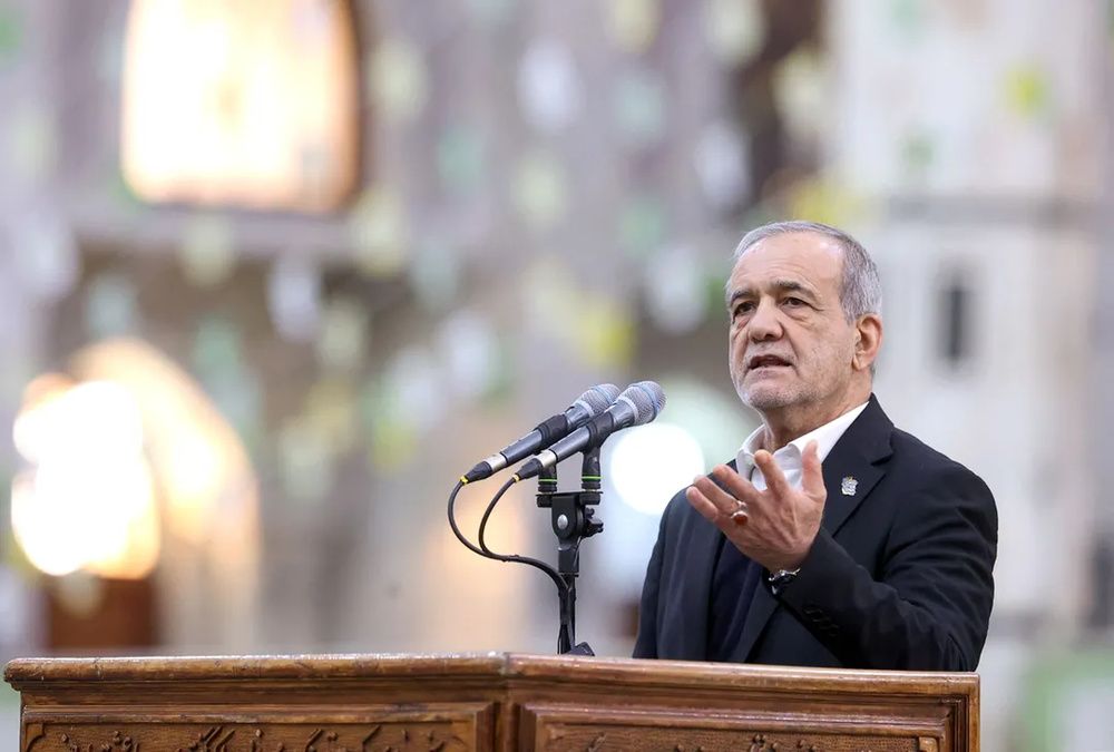 Pezeshkian Questions US Authority on Nukes as Iran Tightens Grip on Hormuz