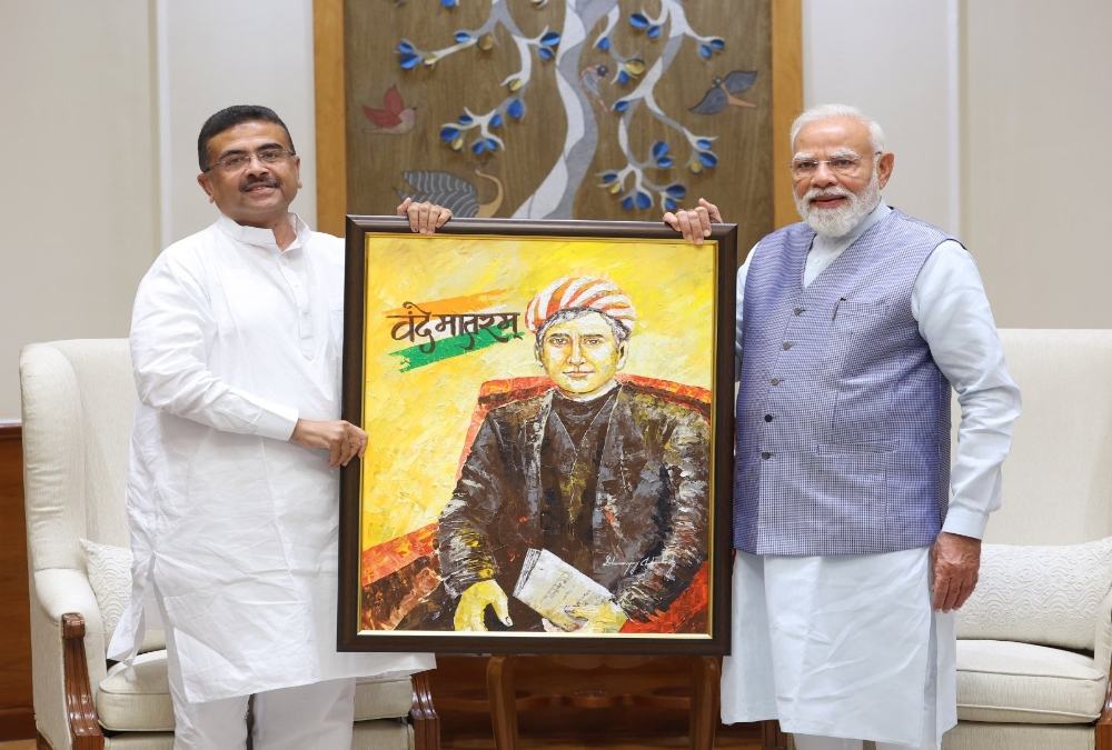 West Bengal CM Suvendu Adhikari Meets PM Modi in Delhi