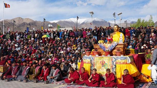 Holy Buddha Relics Exposition Concludes in Leh
