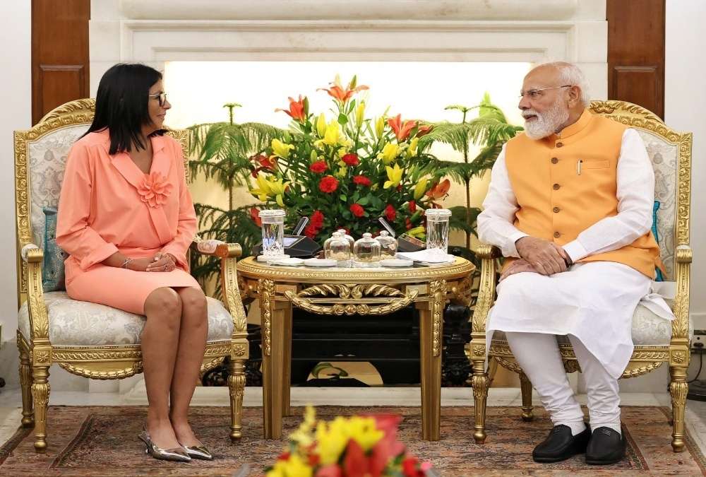 PM Modi, Venezuela Acting President Discuss Strategic Ties