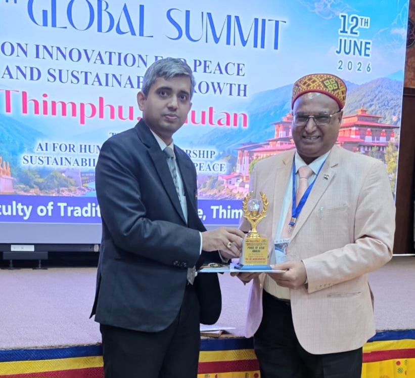 Prof. M.M. Goel Receives Pride of Asia Award for Excellence in Higher Education 2026
