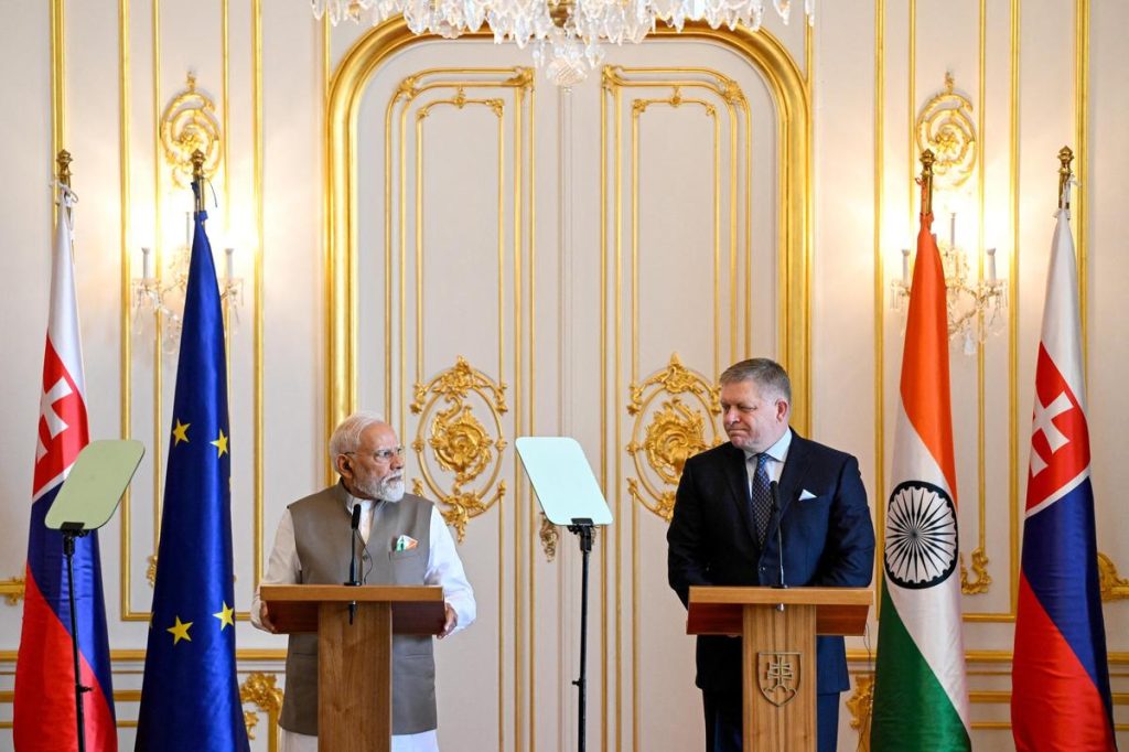 PM Modi Holds Historic Talks with Slovak PM Robert Fico
