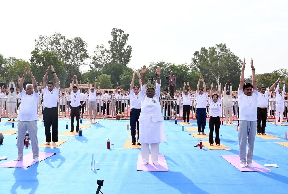 Yoga Connects Humanity & Universal Consciousness: President Murmu