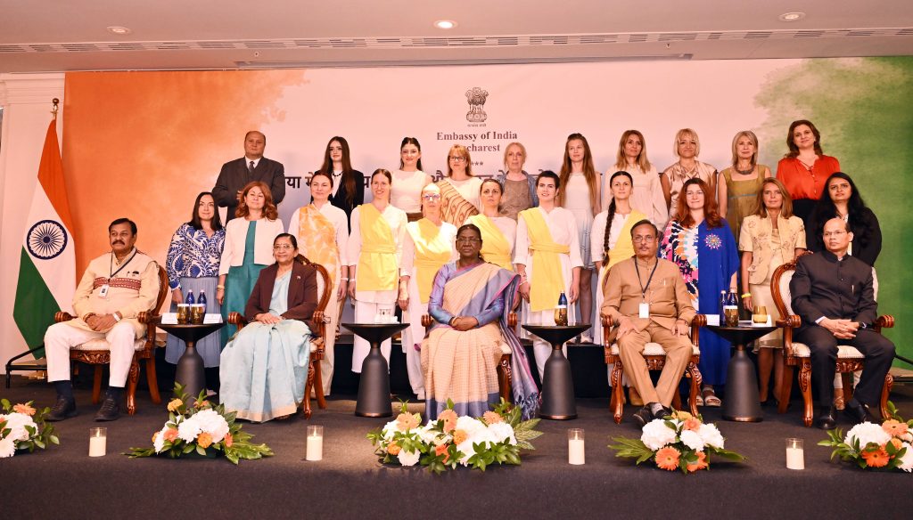 President Murmu Hails Indian Diaspora in Romania