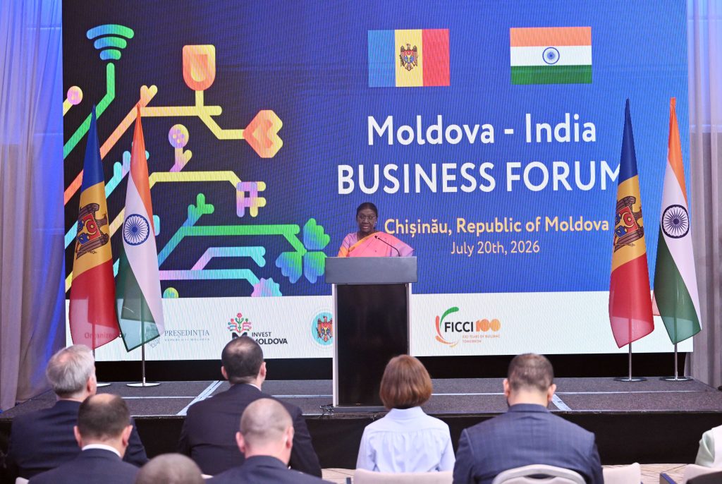 President Murmu Invites Moldovan Firms to Invest in India