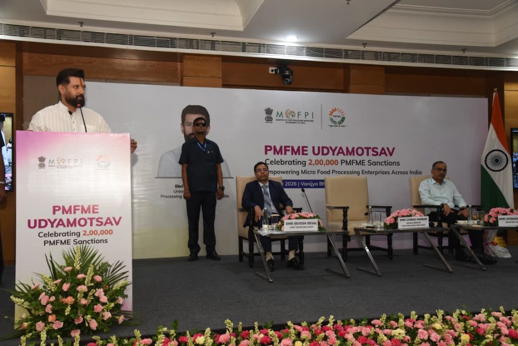 PMFME Scheme Tops 2 Lakh Beneficiaries: Chirag Paswan