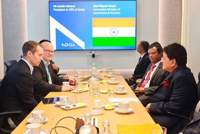 Piyush Goyal Meets Finnish Industry Leaders