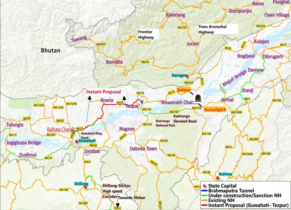 Cabinet Clears ₹8,970-Crore Guwahati-Tezpur Highway