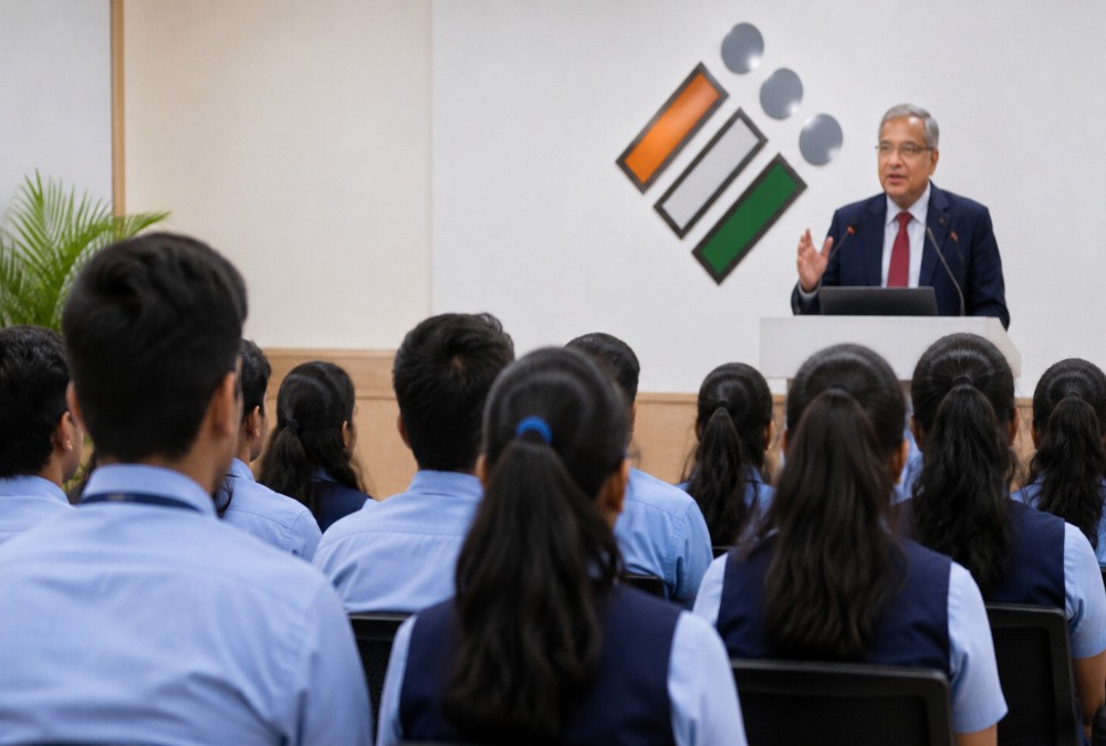 CEC Gyanesh Kumar Calls Students Future of Indian Democracy