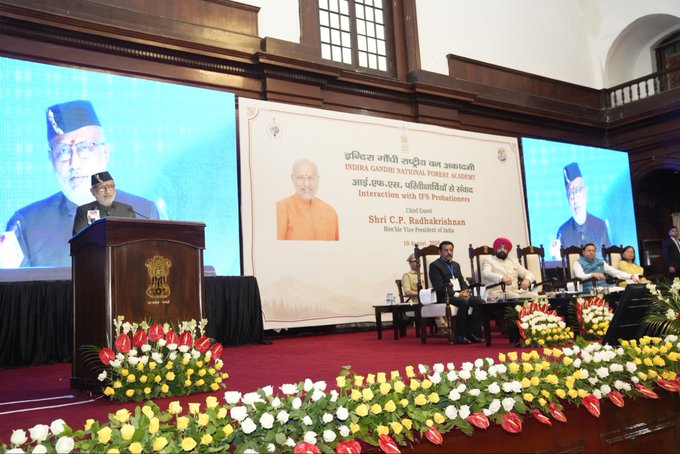 Development & Conservation Can Go Hand in Hand: VP Radhakrishnan