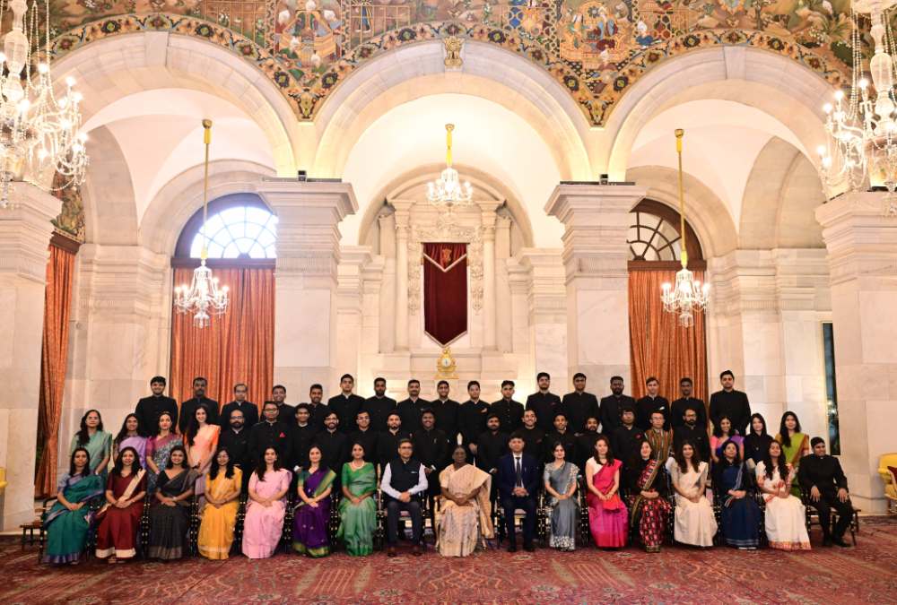 IFS Trainees Call on President Murmu