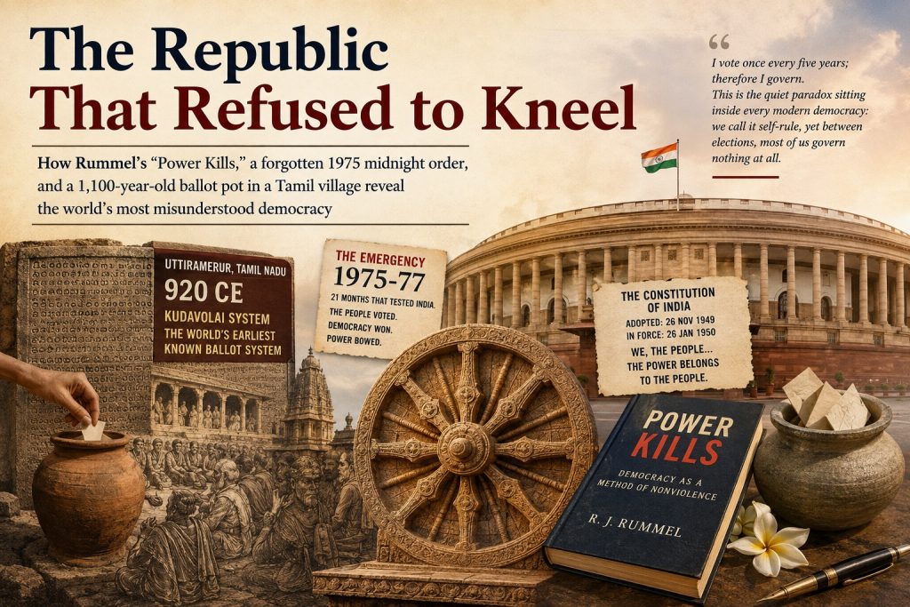 The Republic That Refused to Kneel: India’s Democratic Journey