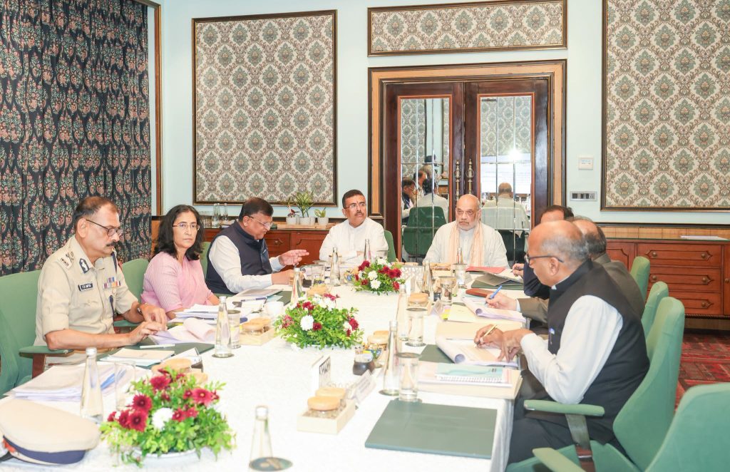 HM Amit Shah Reviews Bengal Helplines in Siliguri