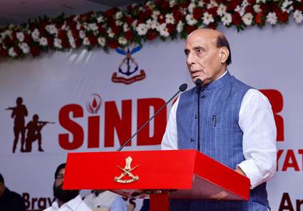 Operation Sindoor Showed India’s Resolve: Rajnath Singh