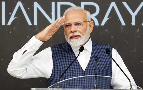 PM Modi Greets Nation on National Space Day