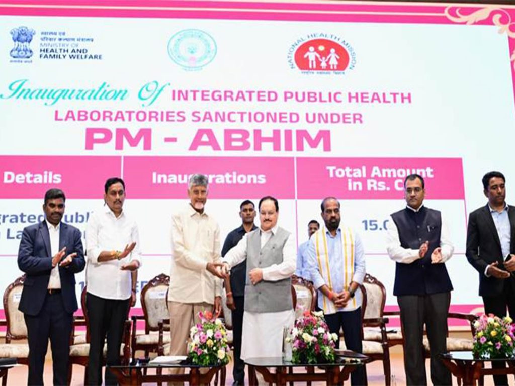 Nadda Inaugurates 22 Critical Health Facilities in Andhra