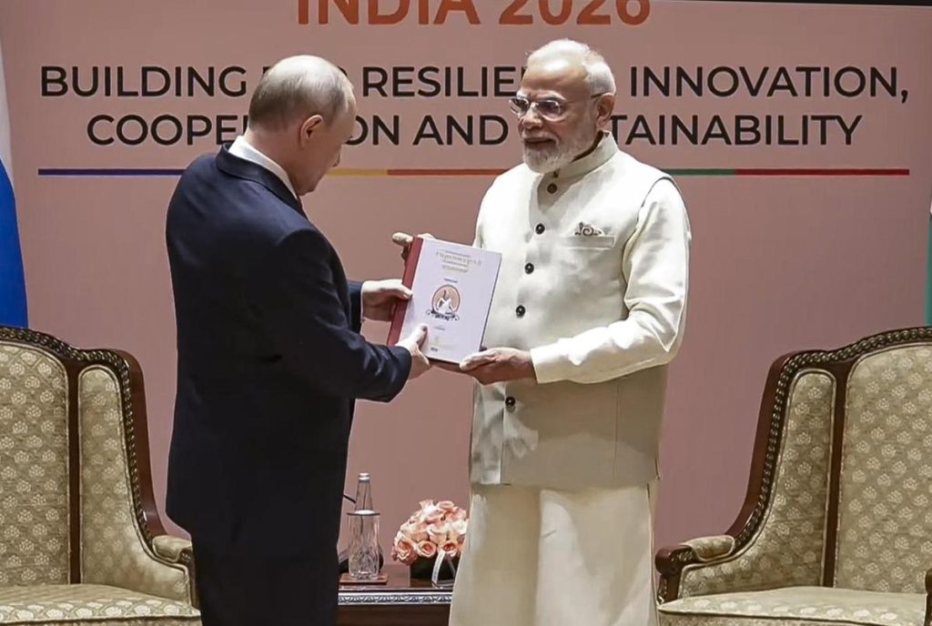 PM Modi Gifts Putin Russian Translation of Tamil Classic ‘Thirukkural’