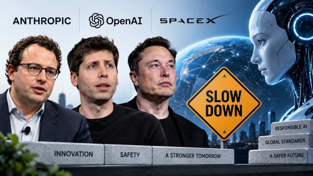 Anthropic, OpenAI, SpaceX CEOs warns on AI, calls to ‘Slow down’ frontier development