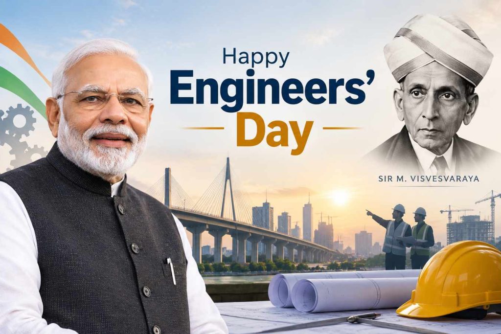 PM Modi Greets Engineers on Engineers’ Day