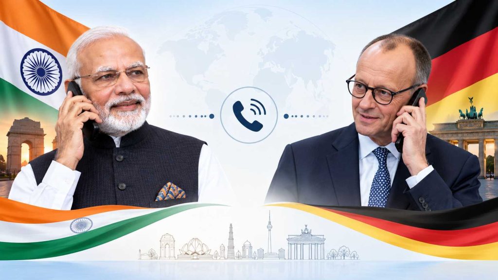 PM Modi, German Chancellor Merz Discuss Strategic Ties