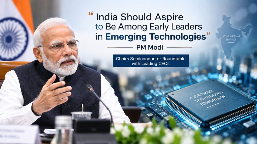India Should Aspire to Lead in Emerging Technologies: PM Modi
