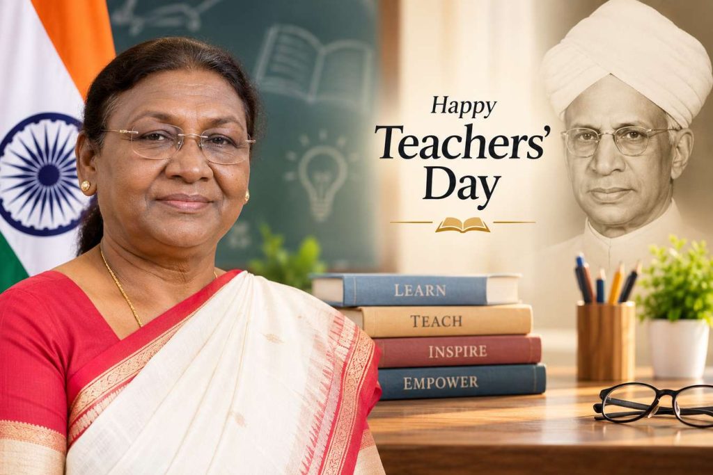 President Murmu Greets Teachers on Teachers’ Day Eve