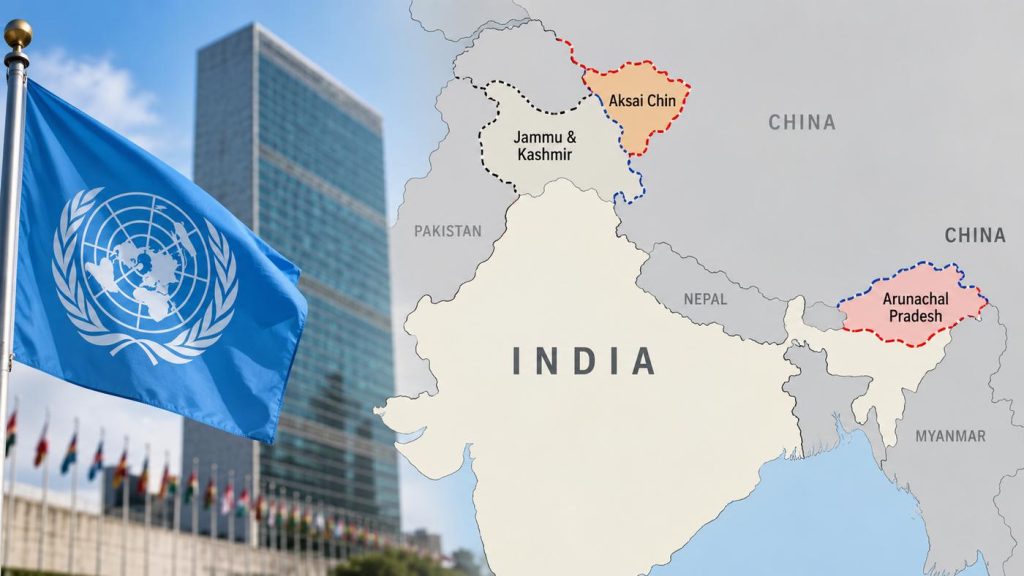 UN Map Depicts Separate India-China Claim Lines for Arunachal Pradesh, Aksai Chin