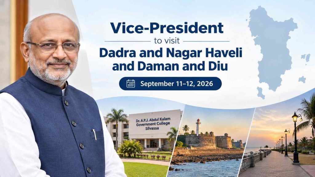 VP Radhakrishnan to Visit DNHDD on September 11–12